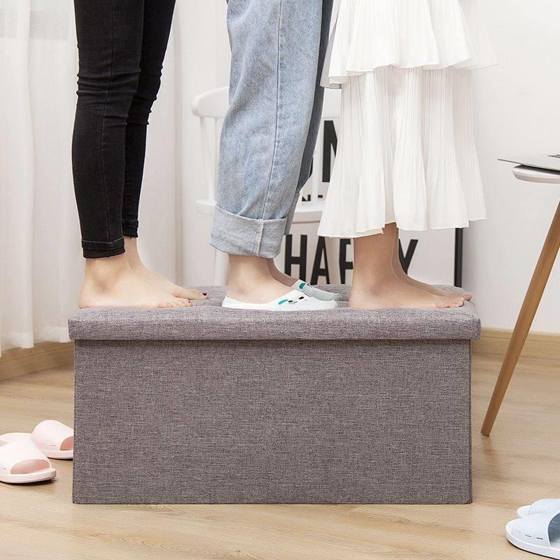 Foldable Storage Stool Box Seat Sofa 可折叠凳 - 图2