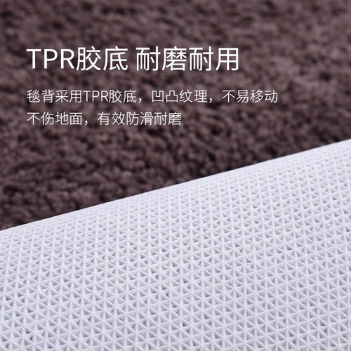 卫生间地垫吸水浴室防滑脚垫子厕所门口卧室地毯卫浴家用厨房门垫 - 图1