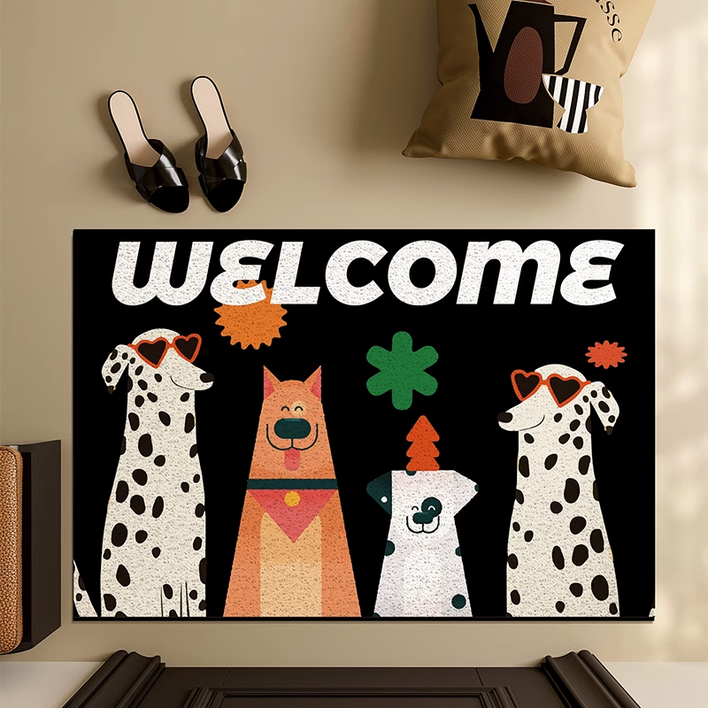 入户门地垫家用玄关大门口pvc丝圈门垫进门蹭土脚垫防滑地毯垫子,淘宝优惠券,粉丝福利购,淘宝优惠卷