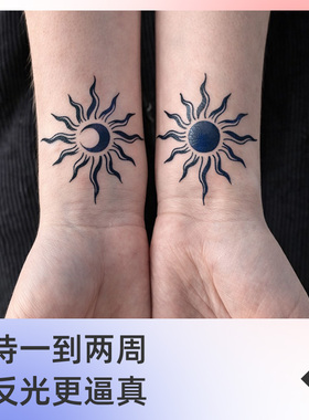 C100-曜日     草本纹身贴女男防水持久不反光ins风贴纸