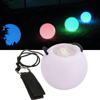 1pc Led Hand Balls Rgb Poi Thrown Professional Belly Dance P