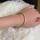 Yan Guishu Yumei Guoyi Enamel Foot Silver Versatile Bracelet
