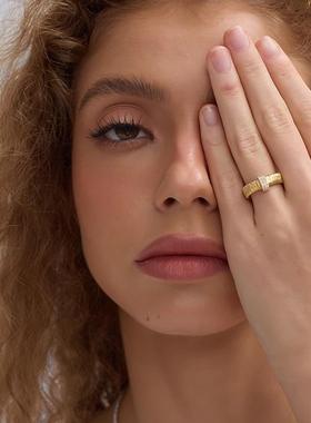 光影轻奢戒指高级小众感S925银