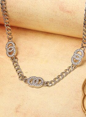 高版本小香风双项链高级感时尚