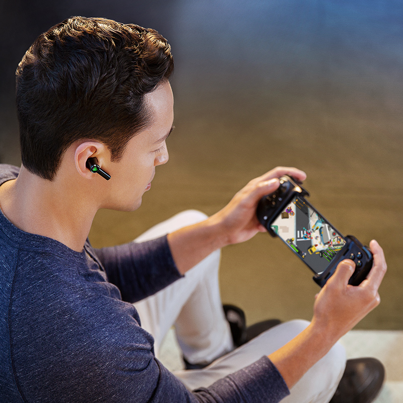 Razer雷蛇战锤狂鲨真无线X专业极速蓝牙入耳式手机游戏音乐耳机塞 - 图3