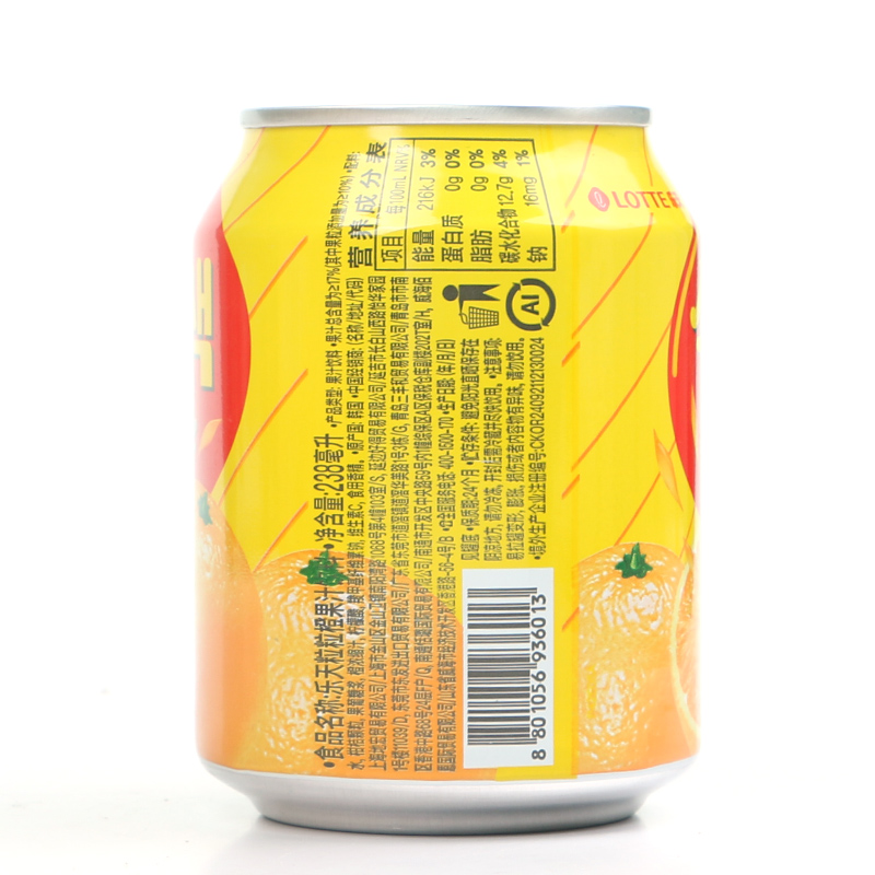 韩国进口LOTTE乐天果肉饮料整箱网红芒果汁葡萄汁橙汁混合味饮品-图1