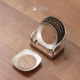 Qinglan ອັນບໍລິສຸດ titanium ຊັ້ນສູງຊາ coaster ແຜ່ນ insulation ຮຽບຮ້ອຍ