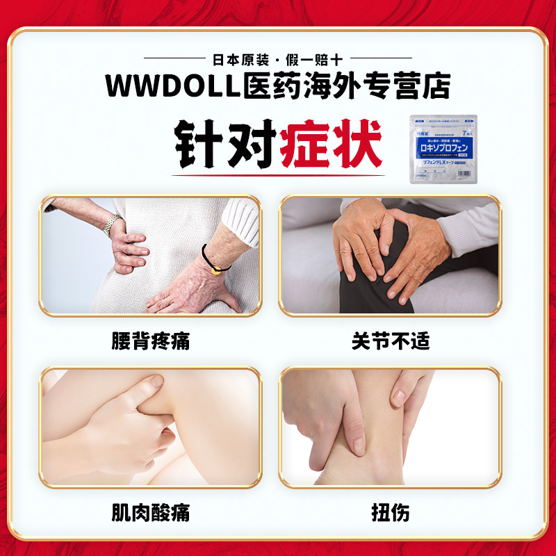 日本隆光消炎止痛膏药非久光镇痛贴 wwdoll医药海外国际解热镇痛用药