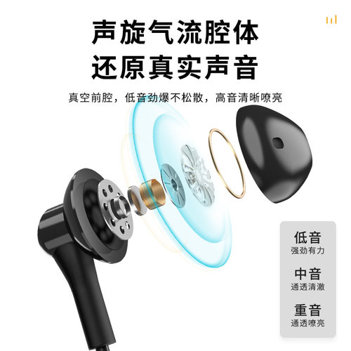 有线耳机3米长线舒适入耳式录音配音直播3.5mm接口专用耳机 - 图2