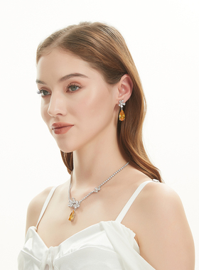 浪漫满屋耳环项链套装