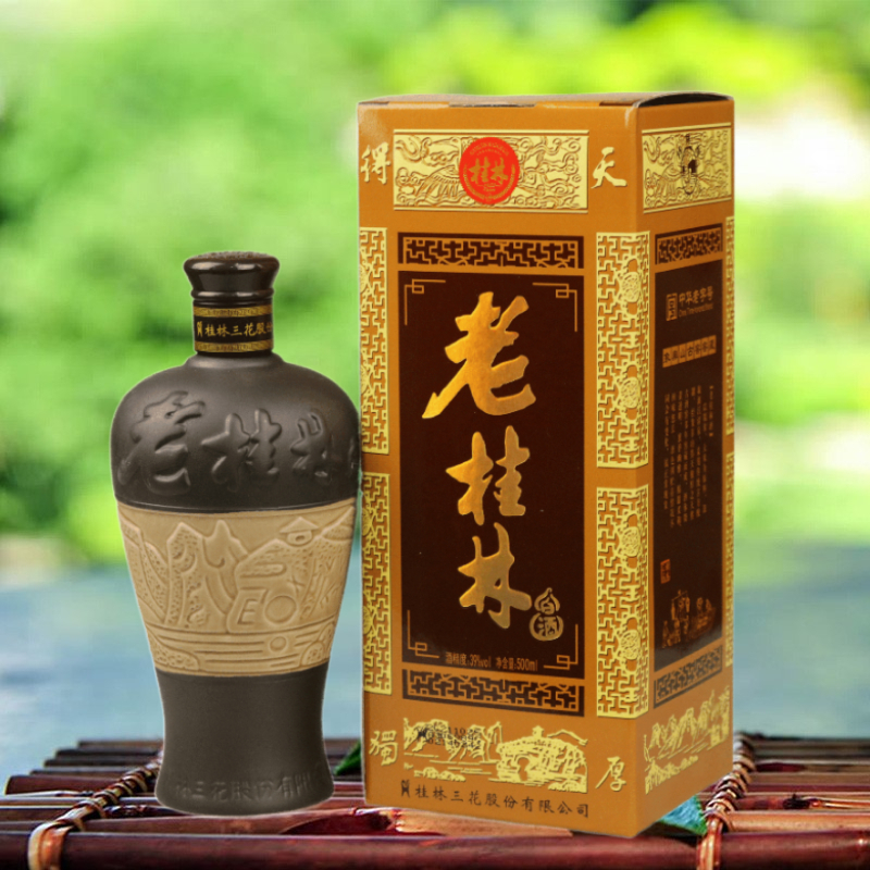 桂林三花老桂林酒39度整箱500mLX6瓶米香型白酒送礼广西特产包邮 - 图1