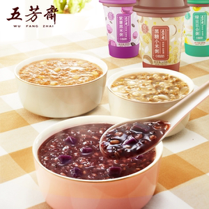 五芳斋早餐速食粥即食紫薯黑米绿豆百合便食品懒人整箱代餐早饭粥