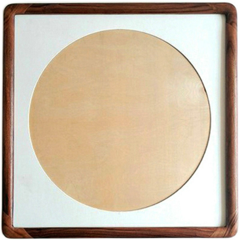 实木圆形相框圆框国画框字画装裱框架圆角框书法装框挂墙框10包邮