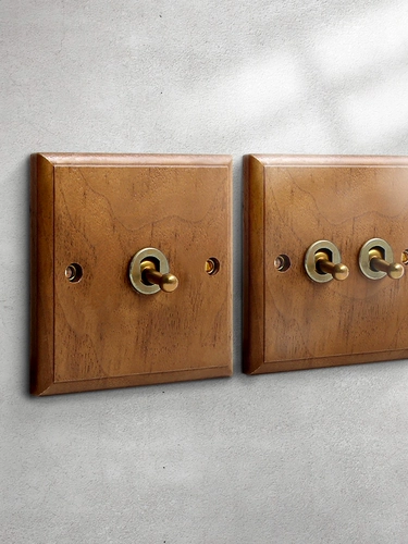 Более 20 цветов ретро -переключатель yve черный отель отель ретро -панель 86 типа пятый