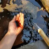 Шахта -миновая калиевая калиевая сода муку из муку кислоты поверхности листьев