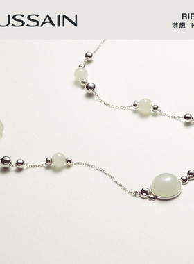 赫生和田玉百搭精致项链女