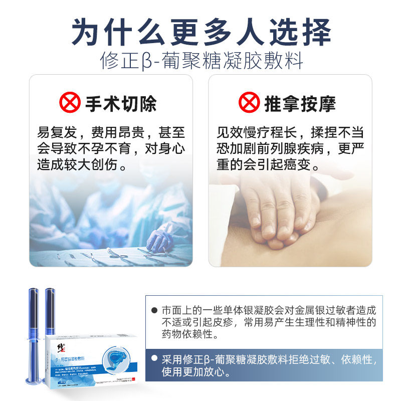 修正前列腺专用药消炎冷敷凝胶增生 修正名胜保健理疗