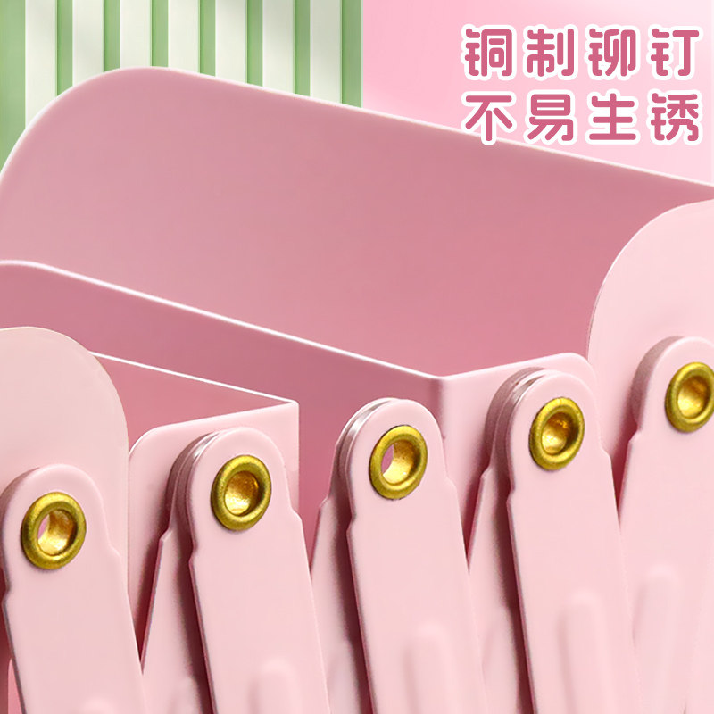 正版授权可伸缩书立书架桌面书本固定书本收纳架库洛米挡板书夹立架学生用桌上高中生收缩立书架放书神器,淘宝优惠券,粉丝福利购,淘宝优惠卷