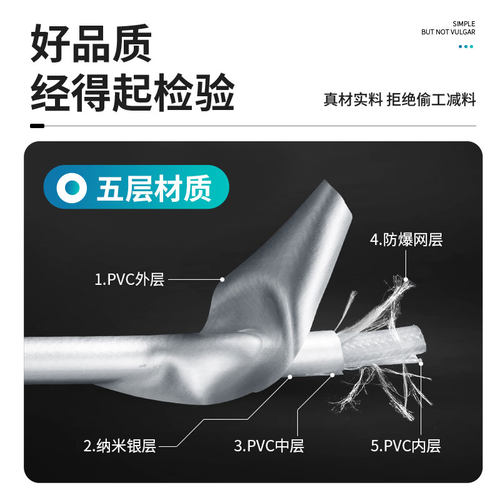 DGFLIPS热水器防爆软管耐高温洗澡水龙头管淋雨淋浴花洒通用喷头 - 图2