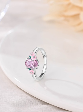 风格铜镀银戒指女时尚个性DIY指环饰品手饰女订婚饰品