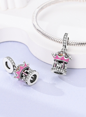 2025年新款年潘家风格珠子原创diy串珠铜镀银配饰手链配件