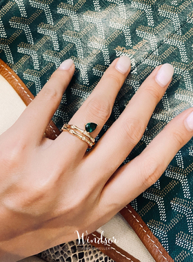 lhwindsor温莎珠宝戒指复古