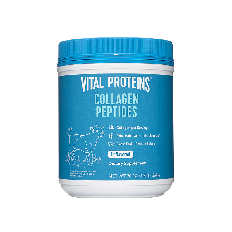 Vital Proteins雀巢大蓝罐胶原蛋白肽粉剂美国进口567g/罐