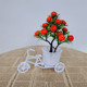 Artificial flowers, artificial flowers, dried flower bonsai, money tree plastic, festive fortune red fruit, dining table, living room, bedroom decoration ornaments