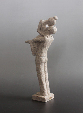 泥雕匠砂岩摆件艺术客厅抽象