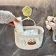 Multifunctional small hanging basket bathroom bathroom abandoned face towel storage basket large storage rack dormitory wall hanging