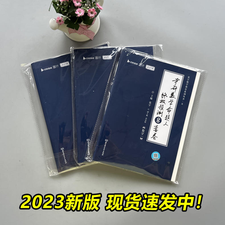 全部现货】2025考研数学张宇8套卷+4套卷 数一数二数三 考研数学张宇8套卷 张宇8+4模拟押题卷可搭李林四六套卷 - 图1