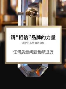 月影凯顿后现代轻奢餐厅吊灯吧台饭厅三头水晶灯客厅卧室全铜灯具