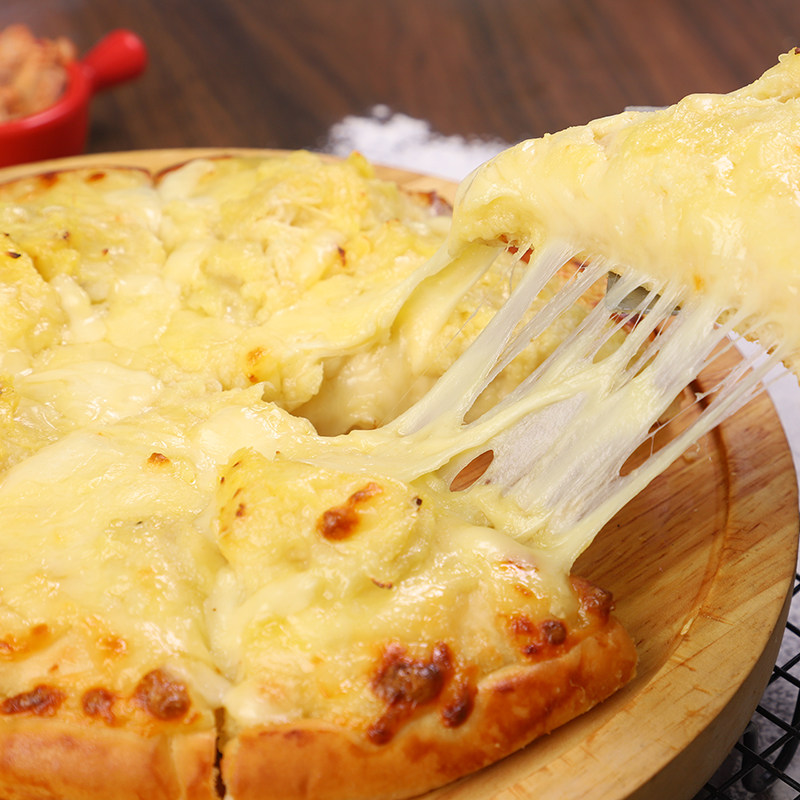 闪味 披萨冷冻半成品加热即食家用空气炸锅早餐比萨饼 180g*5片