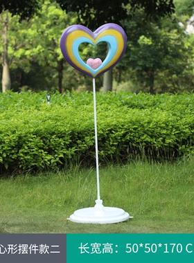 户外卡通抽象兔子雕塑商场幼儿园坐凳景观玻璃钢景区网红座椅摆件