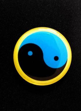 太极图贴2CM江版五行八卦万字贴五行八卦太极手机贴