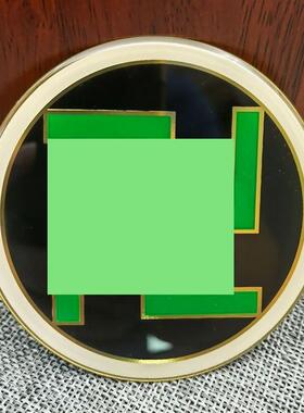 黄铜八公分潘氏铜浮雕太极八卦