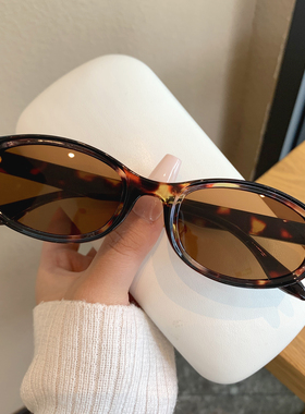 复古红色猫眼墨镜女时尚显脸小