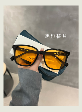 高级感时尚圆脸显瘦墨镜