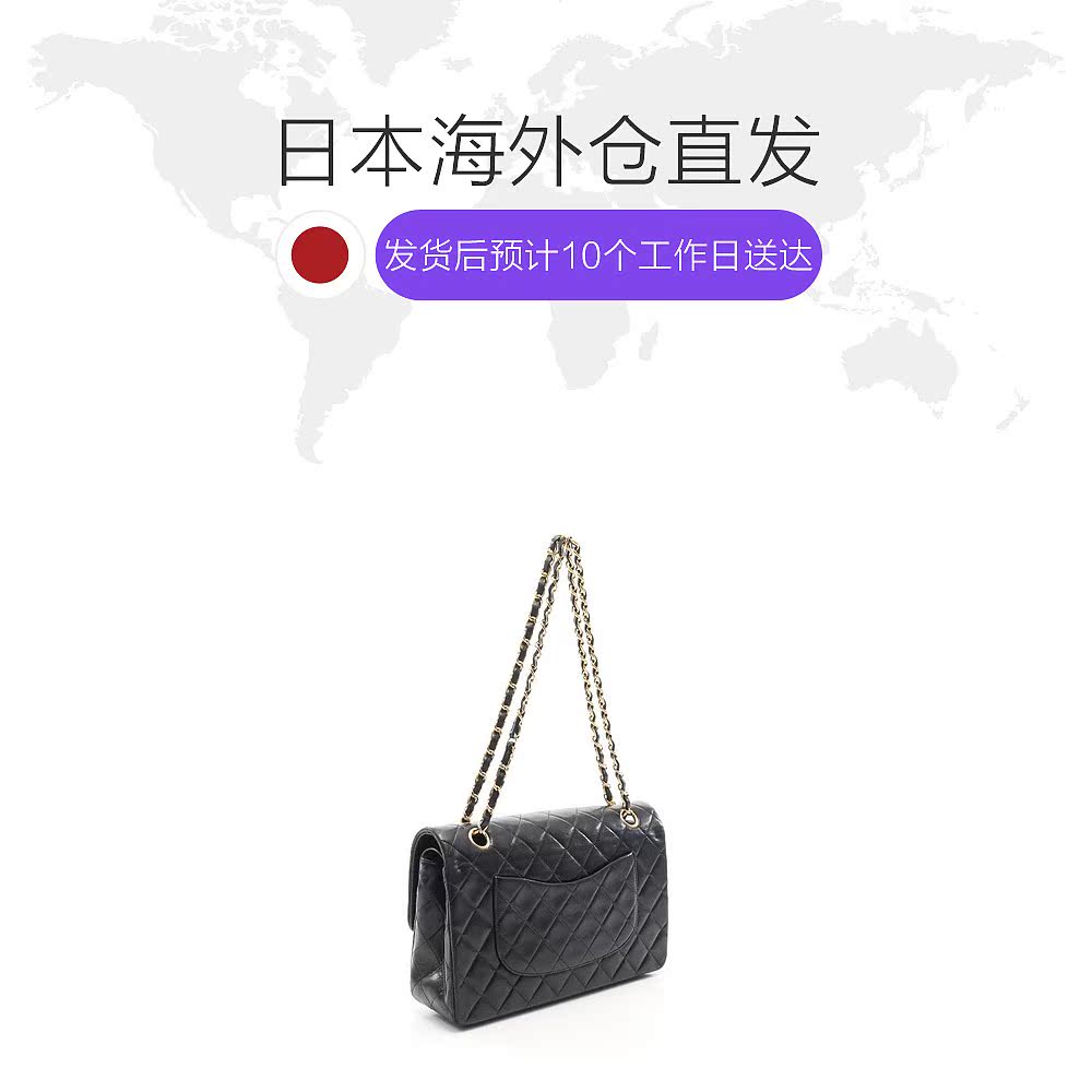 日本直邮中古chanel香奈儿[b]肩包 日本中古直购女士包袋