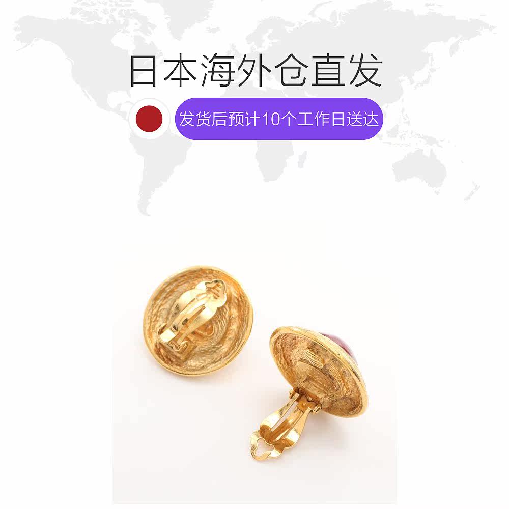 日本直邮中古chanel香奈儿[b]耳环 日本中古直购耳环