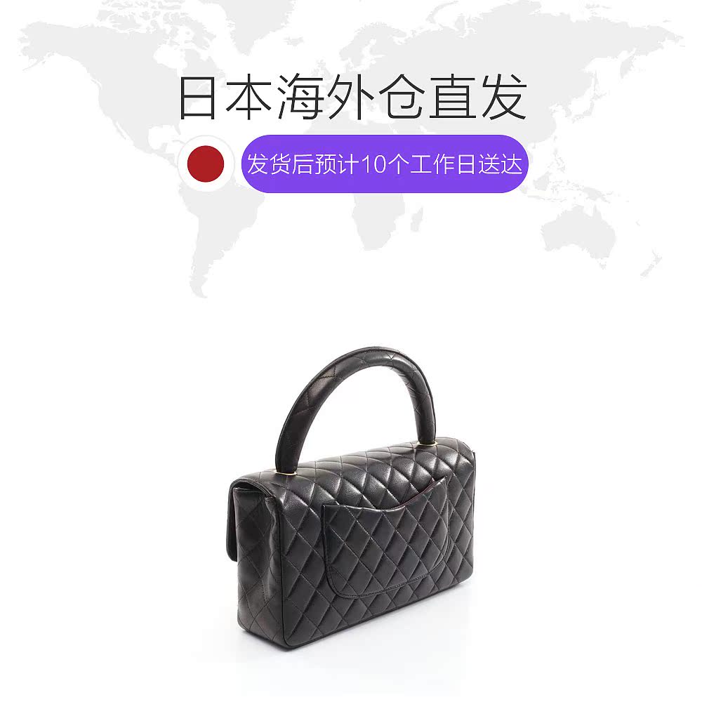 日本直邮中古chanel香奈儿新手提包 日本中古直购女士包袋