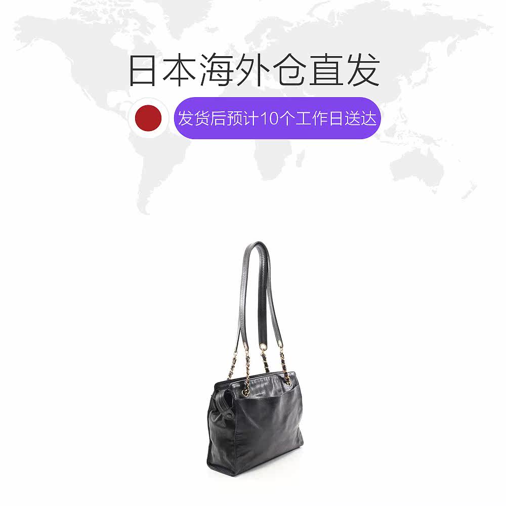 日本直邮中古chanel香奈儿[b]肩包 日本中古直购女士包袋
