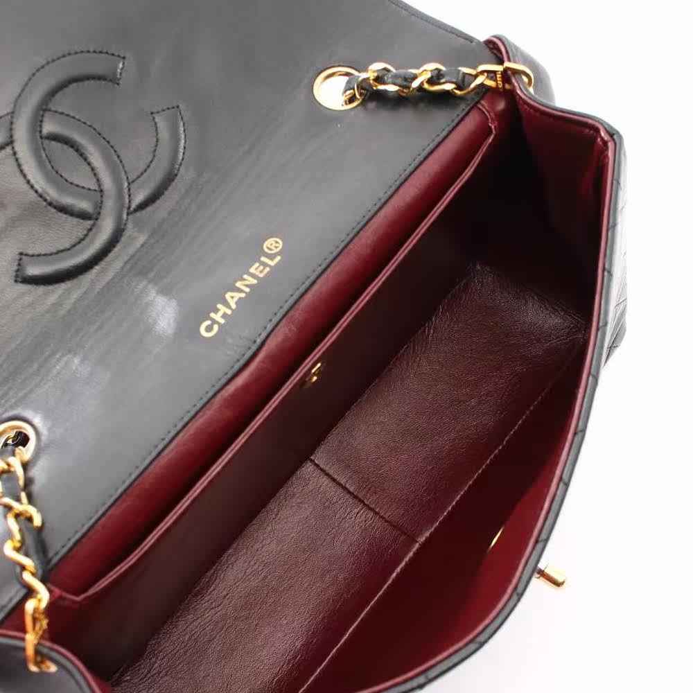 日本直邮中古chanel香奈儿[b]肩包 日本中古直购女士包袋