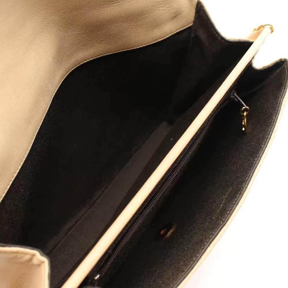 日本直邮中古chanel香奈儿[b]转锁 日本中古直购女士包袋