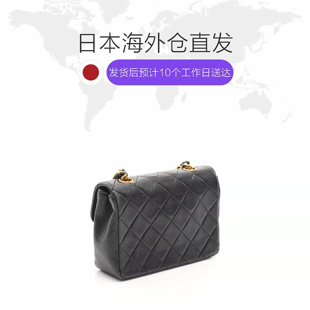 日本直邮中古chanel香奈儿[b]肩包 日本中古直购女士包袋