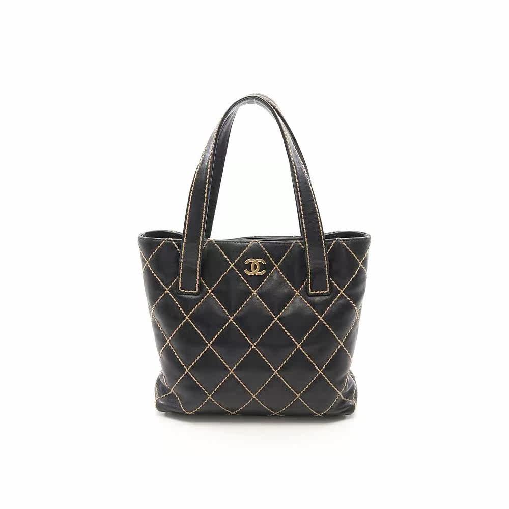 日本直邮中古chanel香奈儿手提包 日本中古直购女士包袋