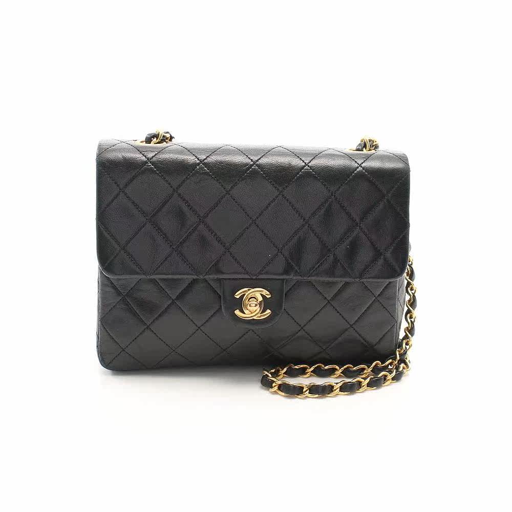日本直邮中古chanel香奈儿[b]肩包 日本中古直购女士包袋