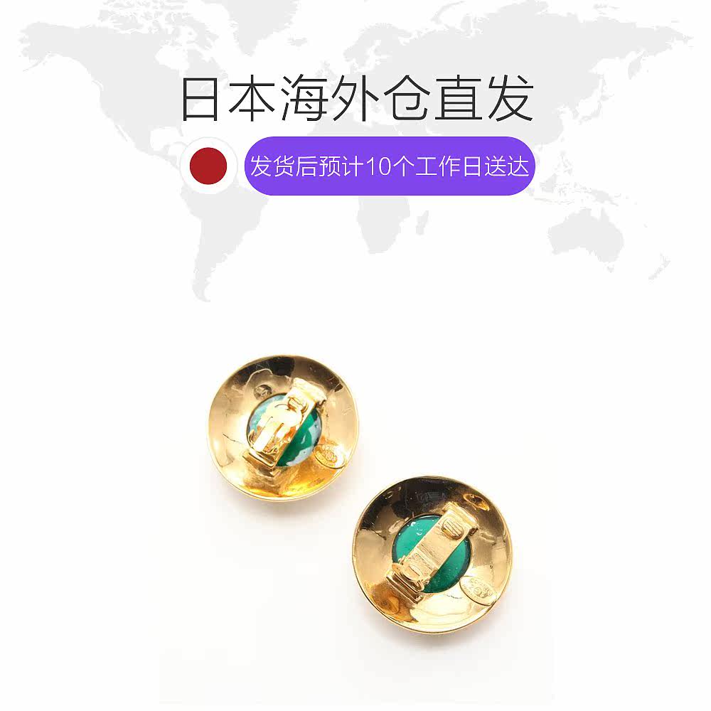 日本直邮中古chanel香奈儿[b]9.0 日本中古直购耳环