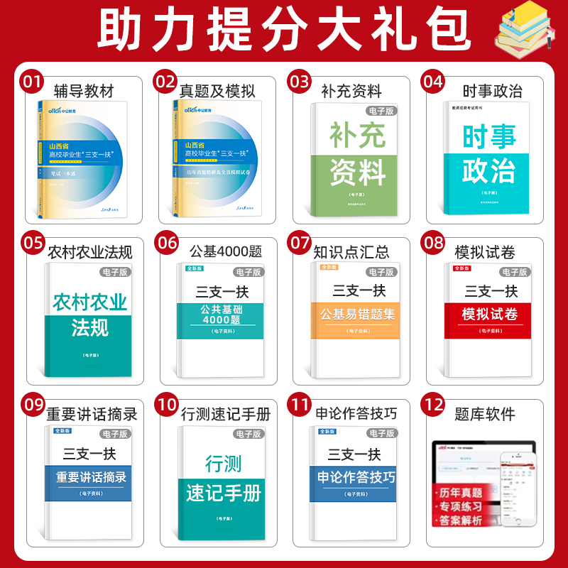 中公山西三支一扶2024山西省三支一扶考试资料教材一本通公共基础知识历年真题试卷题库网课太原长治运城三支一扶山西支教支医支农 - 图0