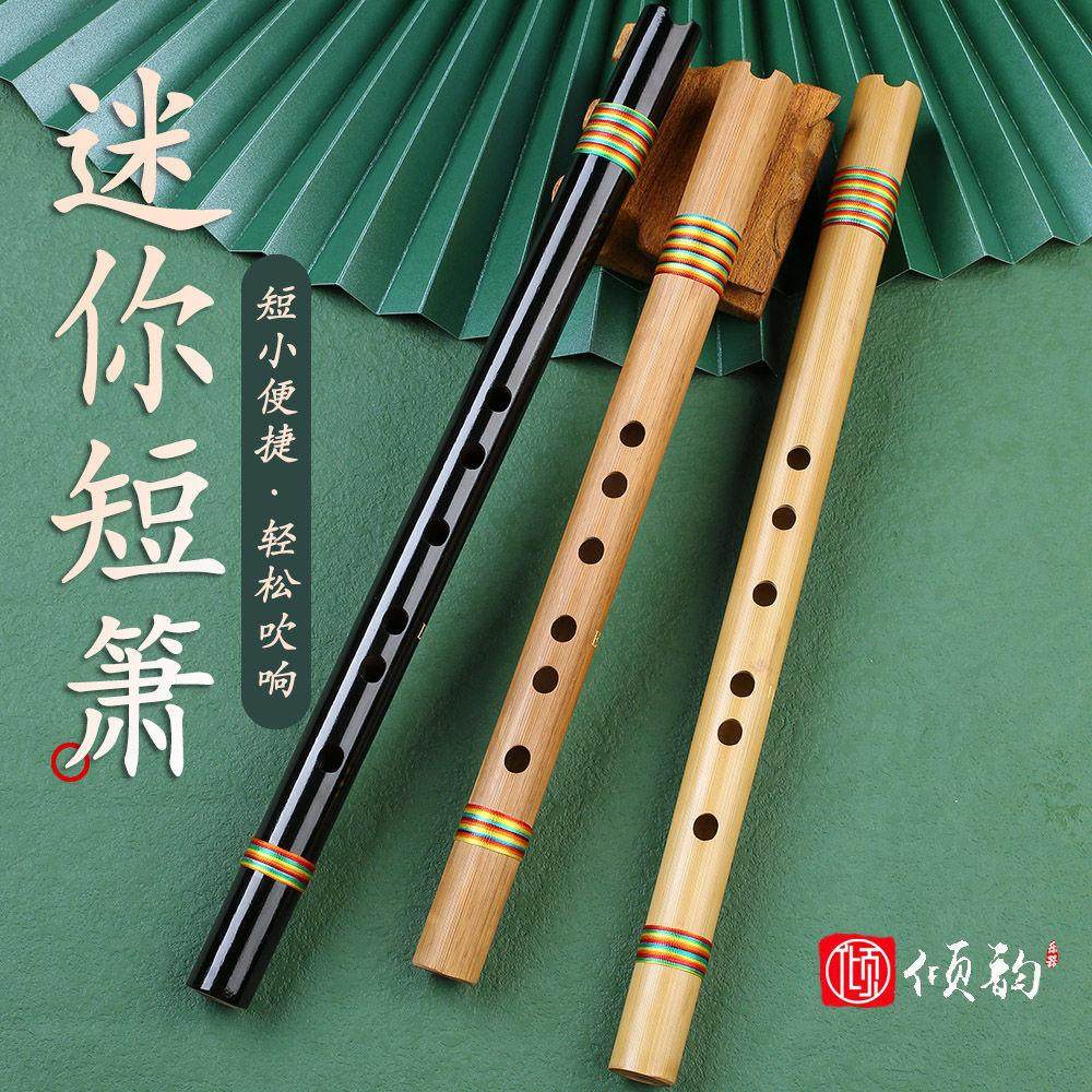 零基础入门洞箫便携苦竹高级短萧迷你小笛子古风F调初学萧乐器18,淘宝优惠券,粉丝福利购,淘宝优惠卷